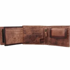 Greenland Nature Herrengeldbörsen Querformat<Mascu & Line Geldbörse RFID Leder 12 cm braun