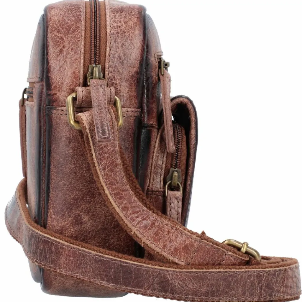 Greenland Nature Umhängetaschen<Mascu & Line Umhängetasche Leder 20 cm brown