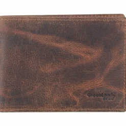 Greenland Nature Herrengeldbörsen Querformat<Montana Geldbörse Leder 12,5 cm natur