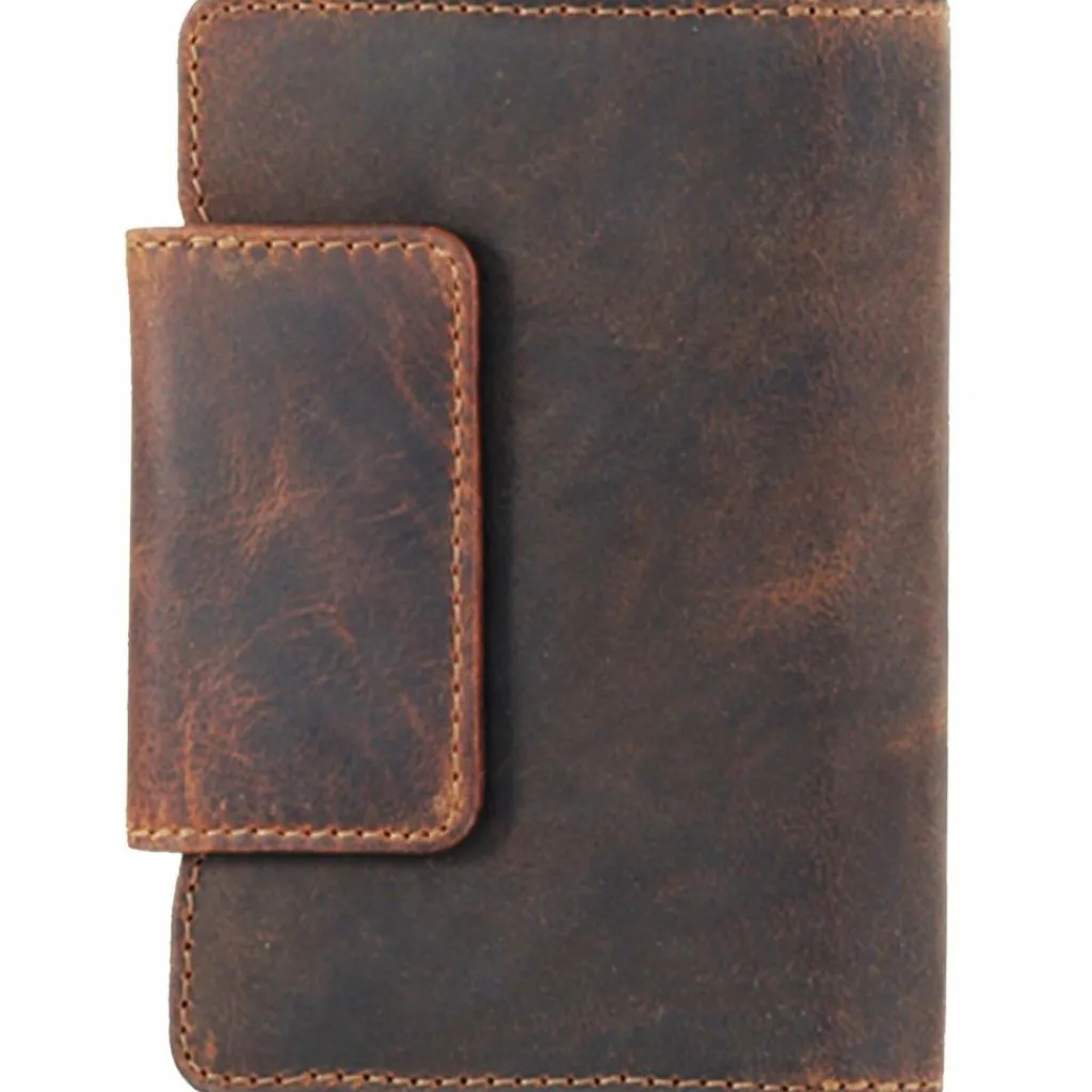 Damen Greenland Nature Montana Geldbörse Leder 10 cm Handyfach