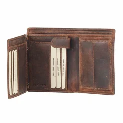 Herren Greenland Nature Montana Geldbörse Leder 9,5 cm