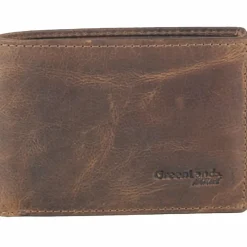 Greenland Nature Herrengeldbörsen Querformat|Damengeldbörsen Querformat<Montana Geldbörse Leder 10.5 cm natur