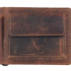 Greenland Nature Herrengeldbörsen Querformat<Montana Geldbörse Dollarclip Leder 11,5 cm natur