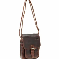 Best Greenland Nature Montana Umhängetasche Leder 19 cm natur