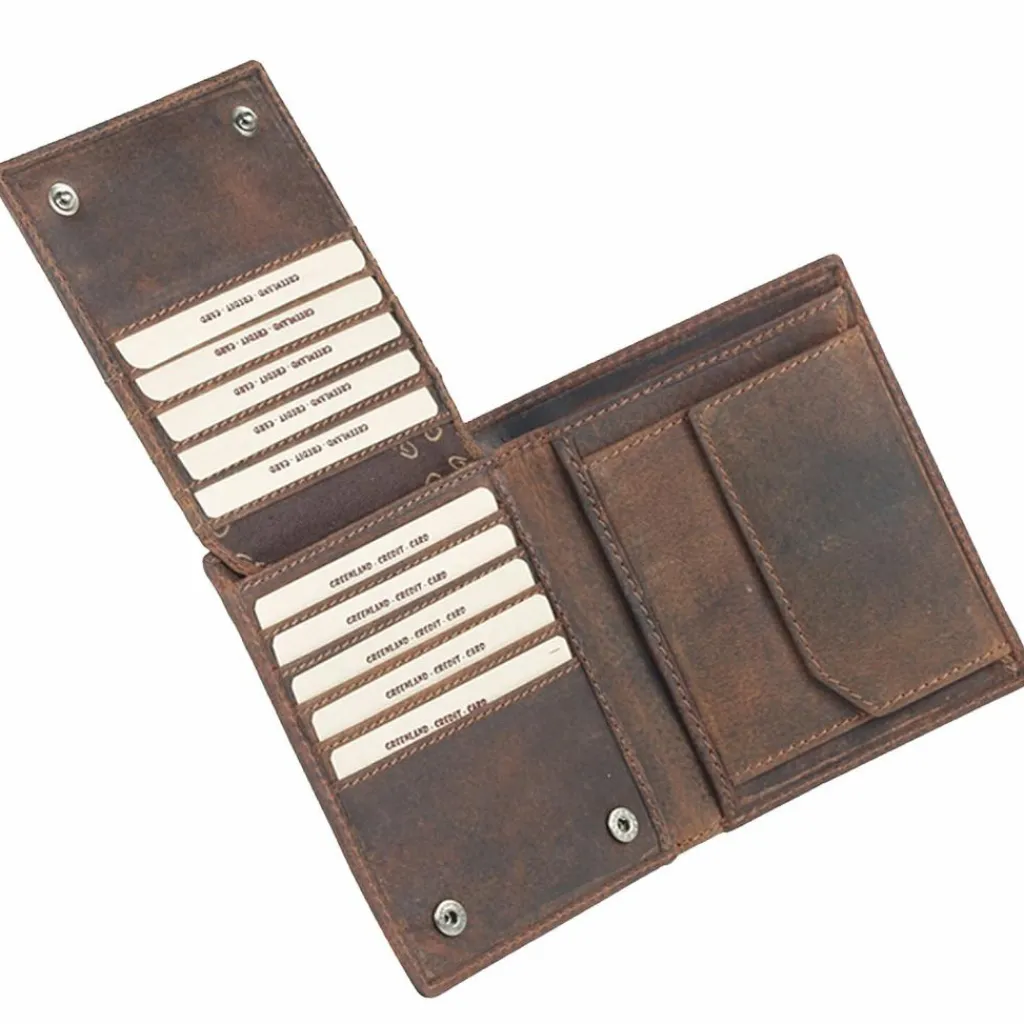 Clearance Greenland Nature Montana Geldbörse I Leder 10,5 cm natur