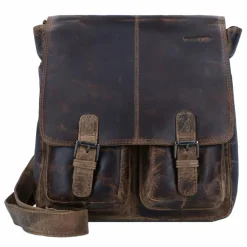 Outlet Greenland Nature Montana Umhängetasche Leder 27 cm natur