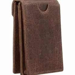 Greenland Nature Herrengeldbörsen Hochformat<Montana Geldbörse RFID Leder 7 cm braun