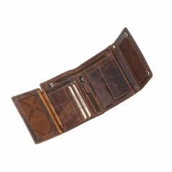 Greenland Nature Herrengeldbörsen Querformat<Montana Geldbörse Leder 12,5 cm natur