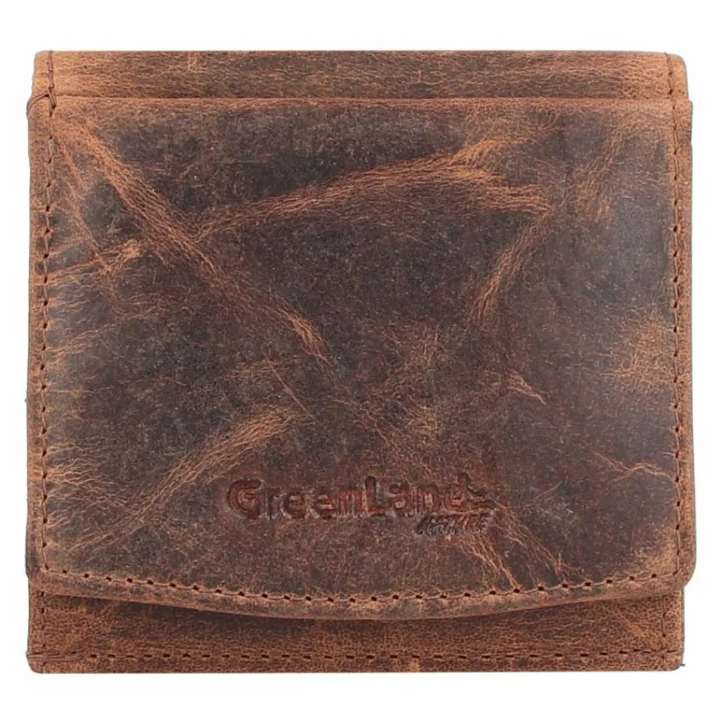 Clearance Greenland Nature Montana Geldbörse RFID Leder 10 cm braun