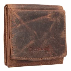 Clearance Greenland Nature Montana Geldbörse RFID Leder 10 cm braun