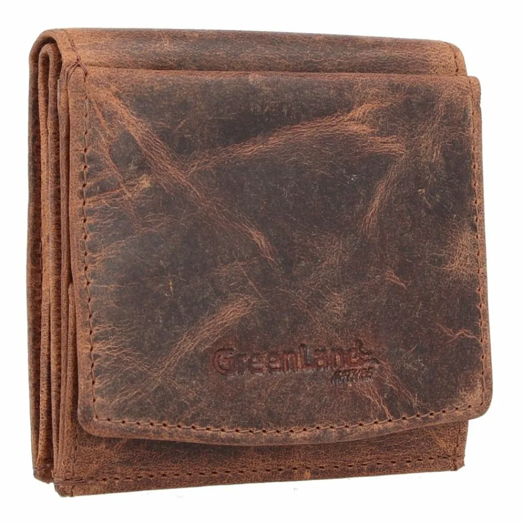 Clearance Greenland Nature Montana Geldbörse RFID Leder 10 cm braun