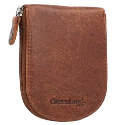 Herren Greenland Nature Montana Münzbörse RFID Leder 9 cm