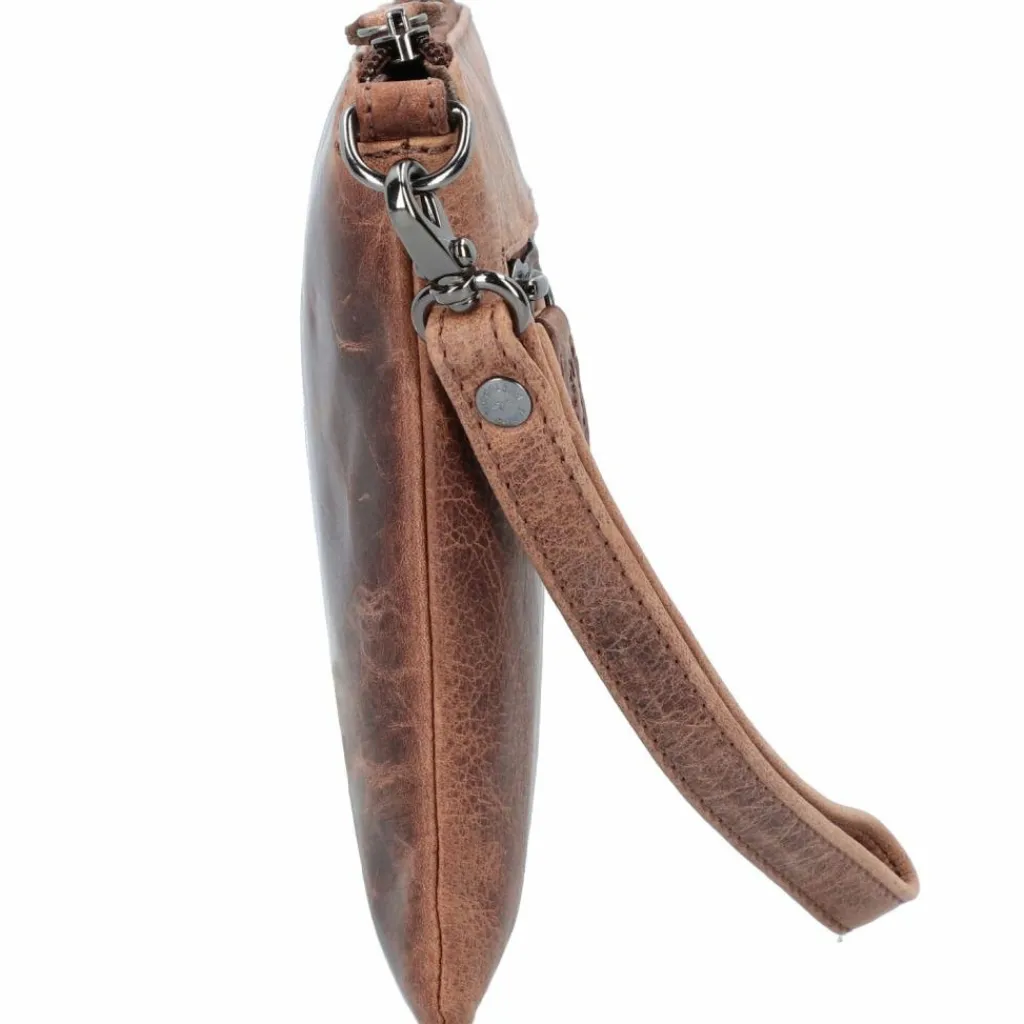 Hot Greenland Nature Montana Herrentasche RFID Schutz Leder 26 cm brown