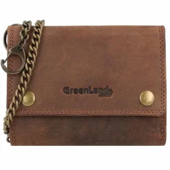 Hot Greenland Nature Montenegro Geldbörse RFID Leder 12,5 cm braun