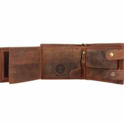 Outlet Greenland Nature Montenegro Geldbörse RFID Leder 12 cm horse