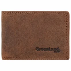 Greenland Nature Herrengeldbörsen Querformat<Montenegro Geldbörse RFID Leder 10,5 cm braun