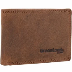 Greenland Nature Herrengeldbörsen Querformat<Montenegro Geldbörse RFID Leder 10,5 cm braun