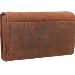 Sale Greenland Nature Montenegro Kellnerbörse Geldbörse RFID Leder 16,5 cm braun