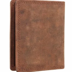 Clearance Greenland Nature Montenegro Kreditkartenetui RFID Leder 8,5 cm braun