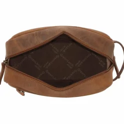 Greenland Nature Kulturbeutel<Montenegro Kulturbeutel Leder 24 cm natur