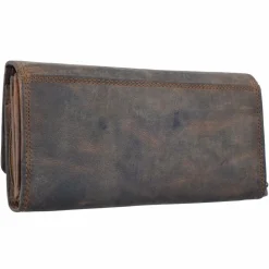 Greenland Nature Herrengeldbörsen Querformat|Damengeldbörsen Querformat<Montenegro Geldbörse Leder 19 cm natur