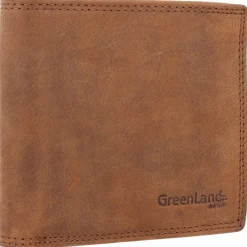 Greenland Nature Herrengeldbörsen Querformat<Montenegro Geldbörse RFID Leder 12 cm braun