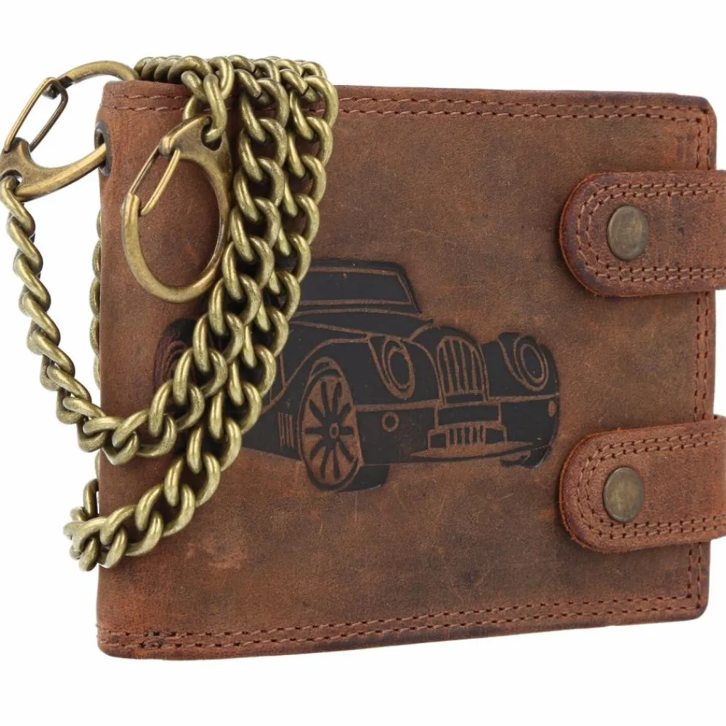 Greenland Nature Herrengeldbörsen Querformat<Montenegro Geldbörse RFID Leder 12 cm car