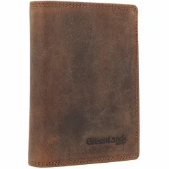 Best Greenland Nature Montenegro Geldbörse RFID Leder 9 cm braun