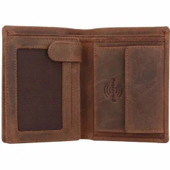 Best Greenland Nature Montenegro Geldbörse RFID Leder 9 cm braun