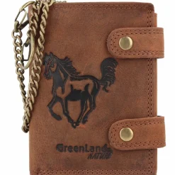 Greenland Nature Herrengeldbörsen Hochformat<Montenegro Geldbörse RFID Leder 9 cm horse