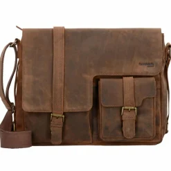 Best Greenland Nature Montenegro Umhängetasche Leder 39 cm natur