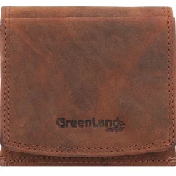 Greenland Nature Herrengeldbörsen Querformat<Montenegro Geldbörse RFID Leder 10 cm braun