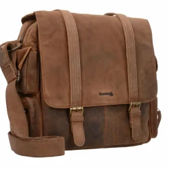 Outlet Greenland Nature Montenegro Messenger Leder 31 cm Laptopfach natur