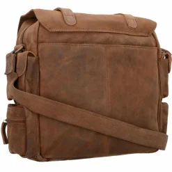 Outlet Greenland Nature Montenegro Messenger Leder 31 cm Laptopfach natur