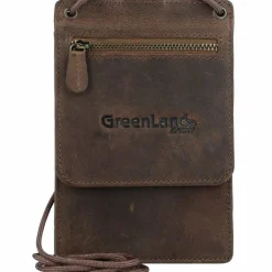 Greenland Nature Ausweisetuis|Brustbeutel<Montenegro Brustbeutel RFID Leder 11 cm natur