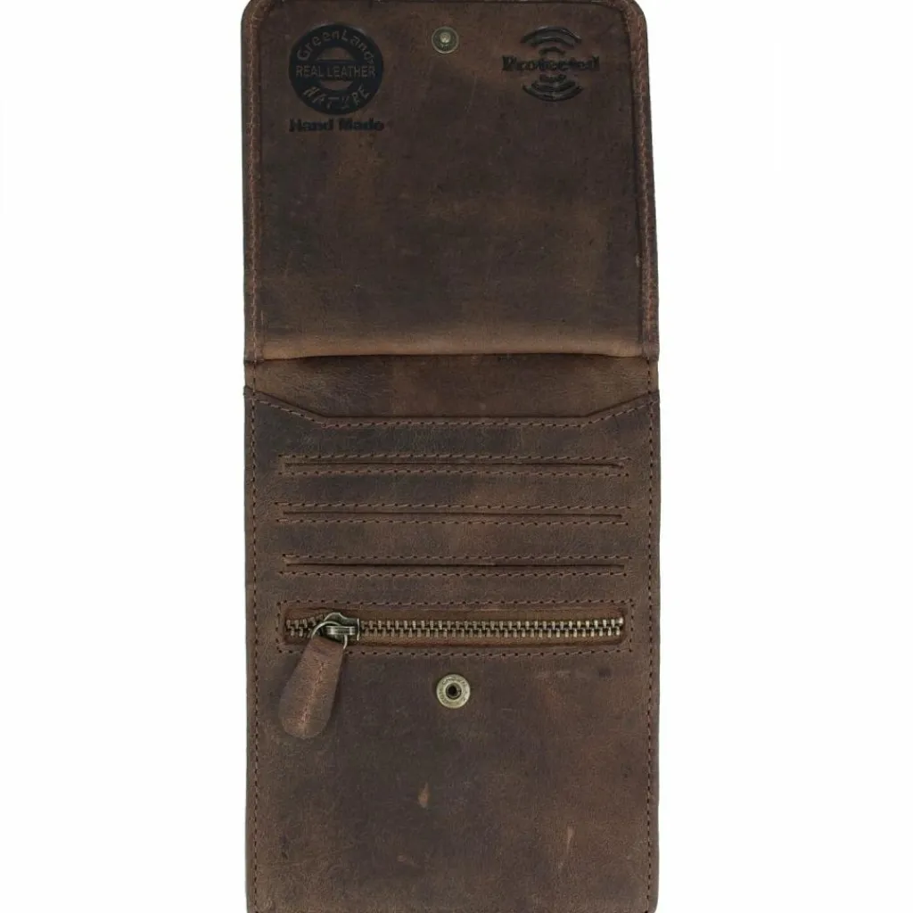 Greenland Nature Ausweisetuis|Brustbeutel<Montenegro Brustbeutel RFID Leder 11 cm natur