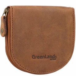 Clearance Greenland Nature Montenegro Münzbörse RFID Leder 10 cm natur
