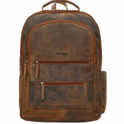 Greenland Nature Montenegro Rucksack Leder 40 cm Laptopfach