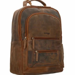 Greenland Nature Montenegro Rucksack Leder 40 cm Laptopfach