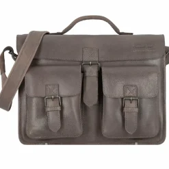 Online Greenland Nature Nature Aktentasche Leder 40 cm grey