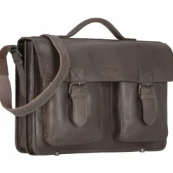 New Greenland Nature Nature Aktentasche Leder 40 cm grey