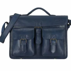 Greenland Nature Aktentaschen<Nature Aktentasche Leder 40 cm navy