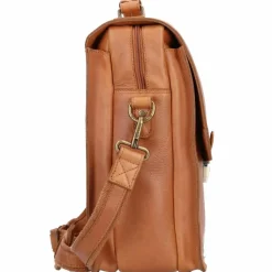 Greenland Nature Laptoptaschen|Aktentaschen<Nature Aktentasche RFID Leder 40 cm Laptopfach braun