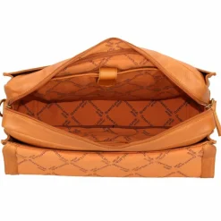 Greenland Nature Laptoptaschen|Aktentaschen<Nature Aktentasche RFID Leder 40 cm Laptopfach braun