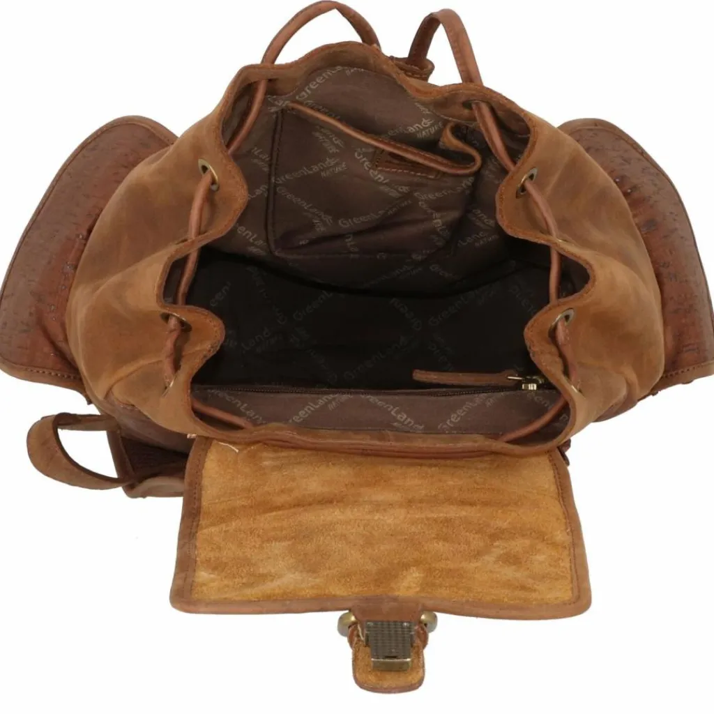 Greenland Nature Lederrucksäcke|City Rucksäcke<Nature City Rucksack Leder 33 cm cork