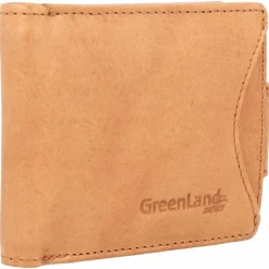 Greenland Nature Herrengeldbörsen Querformat<Nature Geldbörse RFID Leder 10 cm braun