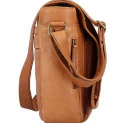 Greenland Nature Messenger Bags<Nature Messenger Leder 39 cm Laptopfach braun