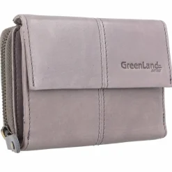 Clearance Greenland Nature Nature Soft Geldbörse RFID Leder 13 cm granit