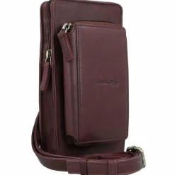 Greenland Nature Handytaschen<Nature Soft Handytasche Geldbörse Leder 11 cm bordeaux