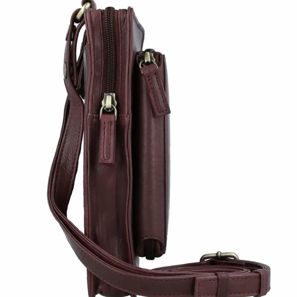 Greenland Nature Handytaschen<Nature Soft Handytasche Geldbörse Leder 11 cm bordeaux